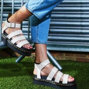 Dr.Martens - Women's 11  White Sandals Blaire